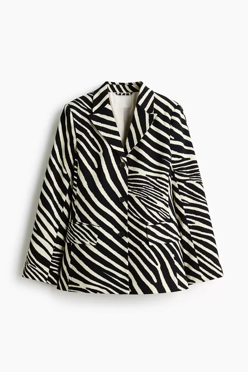 Blazer de botonadura sencilla en sarga
