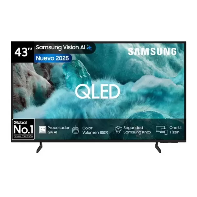 Televisor 43" QLED 4K UHD Vision IA 43Q7FAA Smart TV Samsung