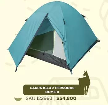 Carpa Iglu 2 Personas Dome Ii