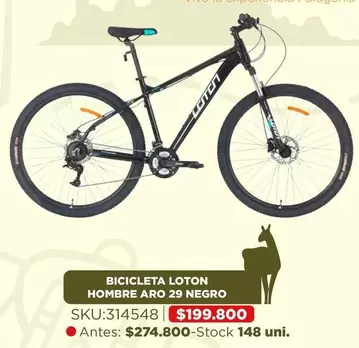 Bicicleta Loton Hombre