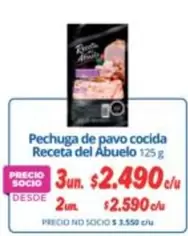Abuelo - Pechuga De Pavo Cocida Receta Del