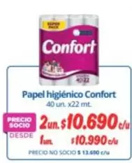 Confort - Papel Higiénico
