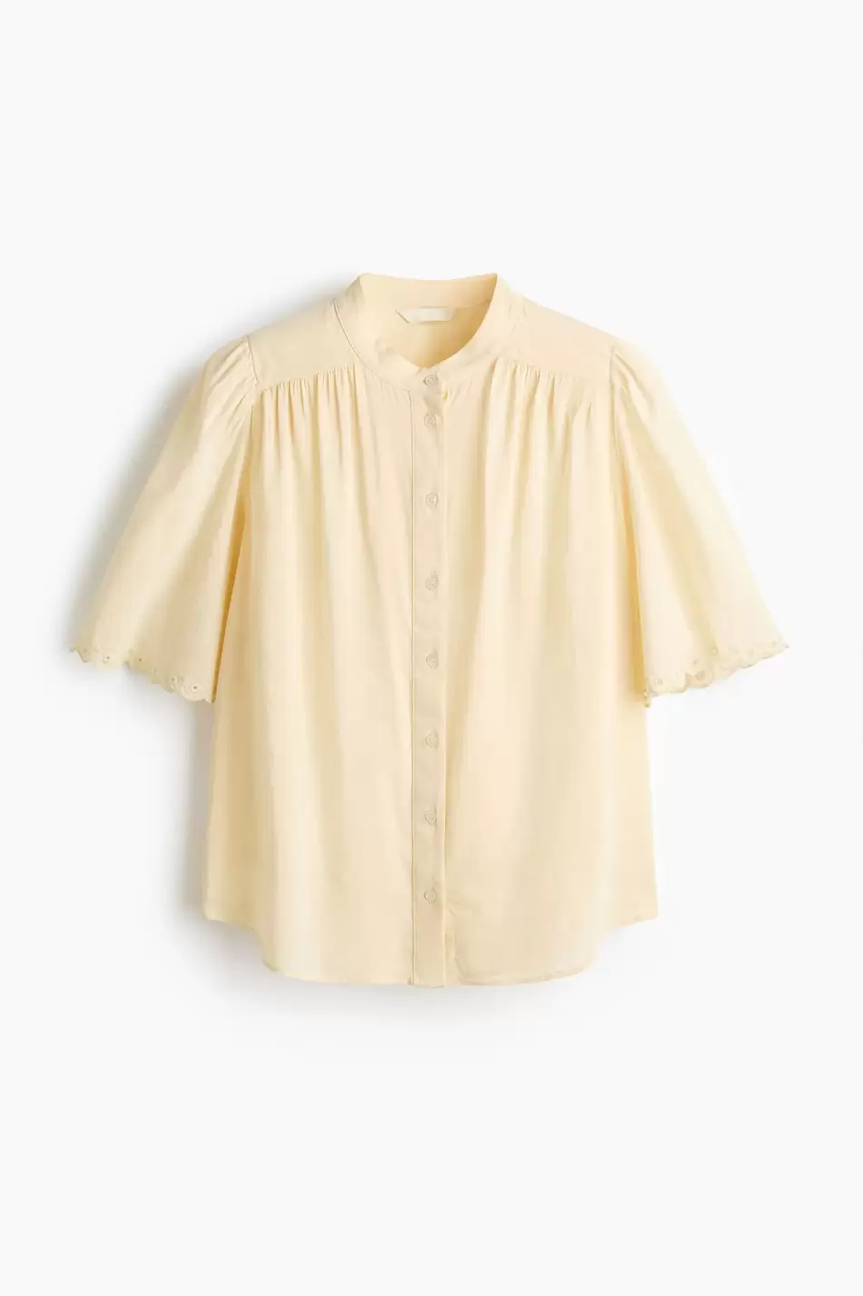 Blusa en mezcla de algodón