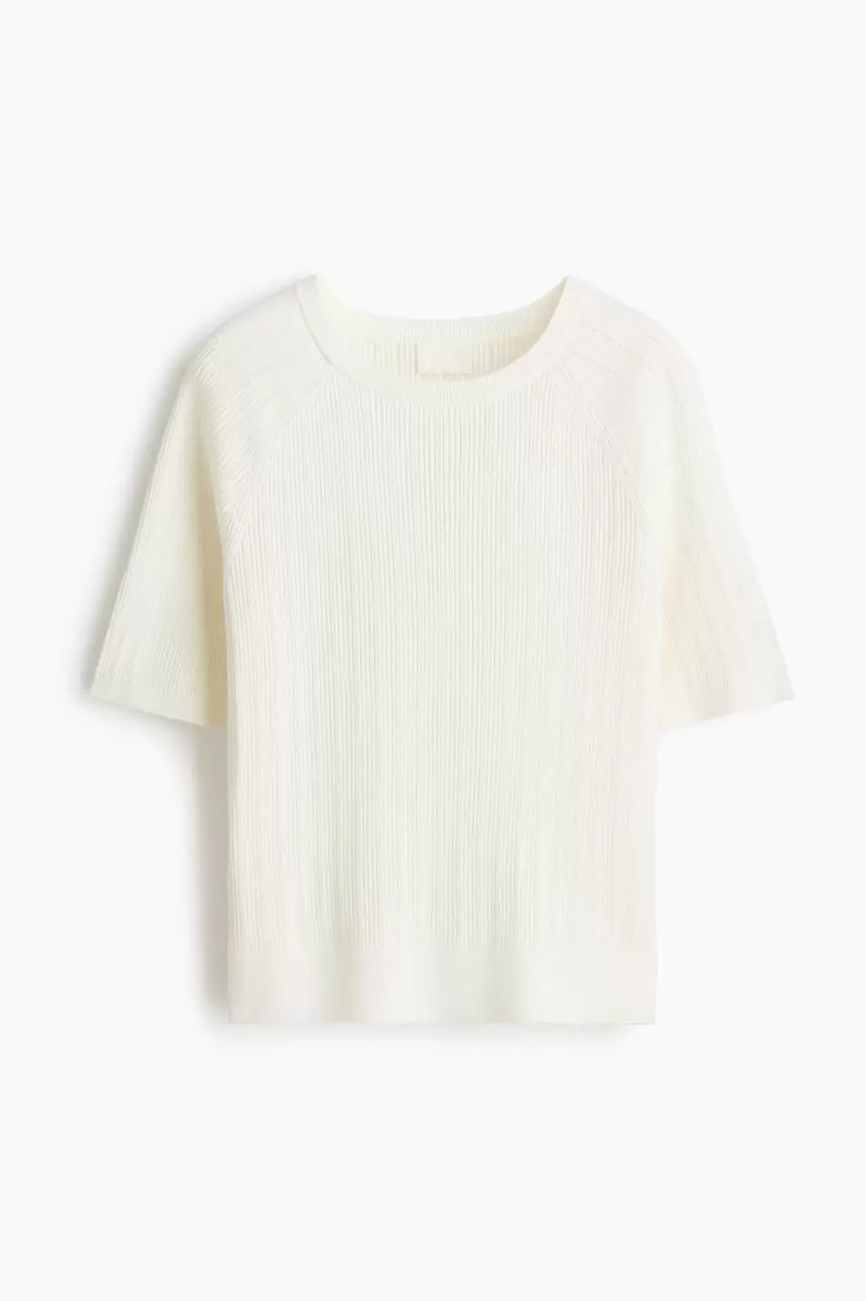 Camiseta en punto de canalé