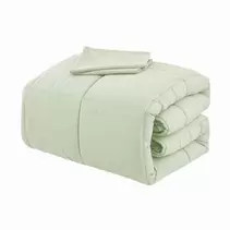Plumón 1.5 Plazas Reversible Verde | Microfibra Hipoalergénica Chantilly