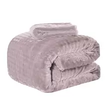 Plumón Sherpa Extra Cálido Chantilly 2 Plazas Lavanda