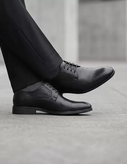 Zapatos Formal Hombre Cuero Rowville Negro