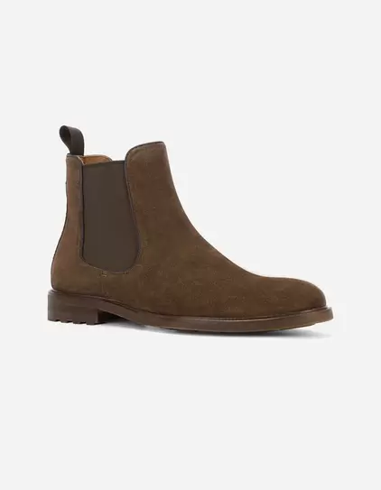 Botines Chelsea Hombre Cuero Ottsville Café