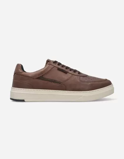 Zapatillas Urbanas Hombre Cuero Honorio Brandy