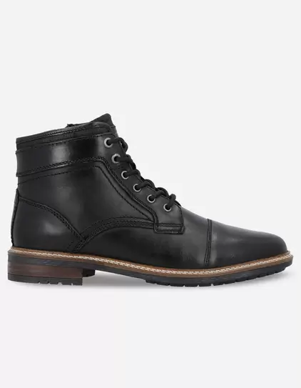 Botines Formal Casual Hombre Cuero Joni Negro
