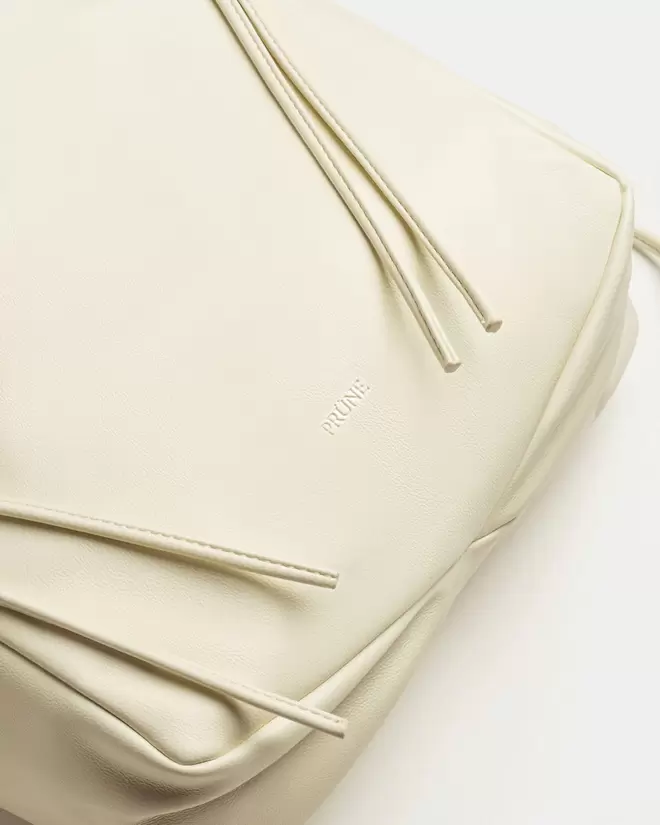 Shopper Marine En Efecto Cuero Liso
