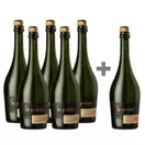 Caja de 6 Espumantes Brut Nature Las Perdices, Método Tradicional. Argentino (PAGUE 5 LLEVE 6) ($4.991 c/u)