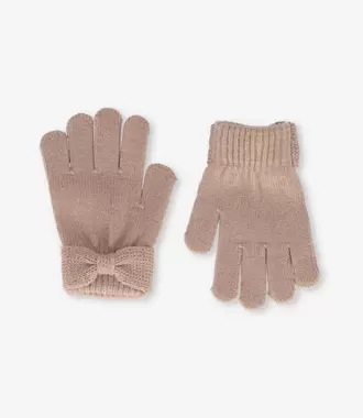Guantes niña con lazo
