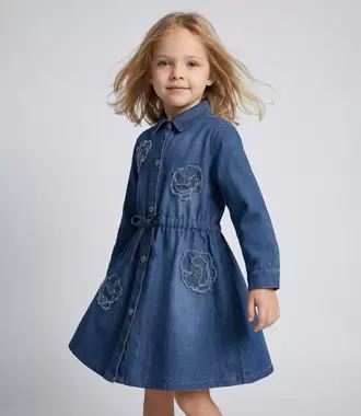Vestido bebé de denim