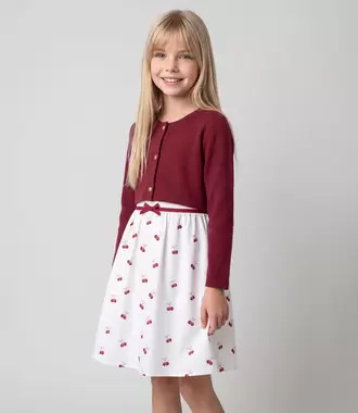 Vestido niña con bolero