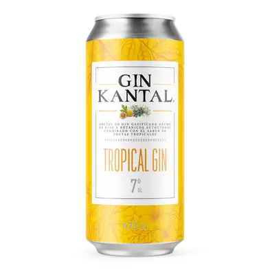 Gin Kantal Tropical 7° Lata 473 cc