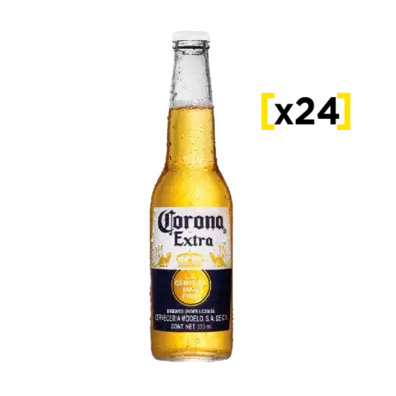 Cerveza Corona botella 330 CC x24