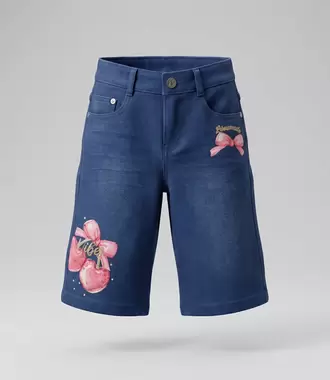 Jeans bebé wide leg con...