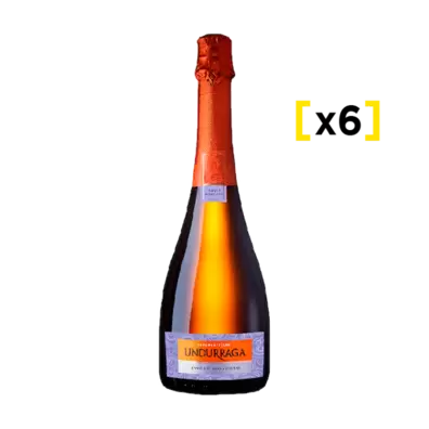 Espumante Undurraga Sweet Moscato Botella 750cc x6
