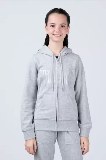 Chaqueta Hood Classic Niña Gris