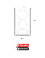 Encimera Eléctrica Albin Trotter Strom 2 Platos
