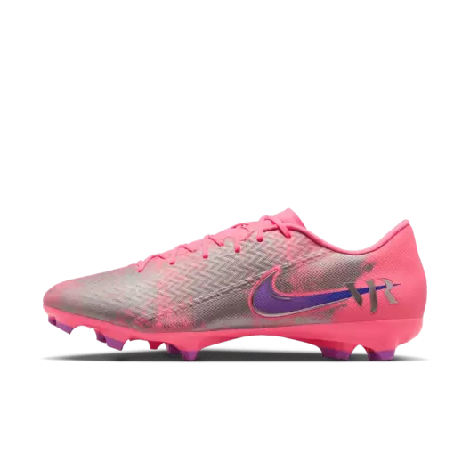 zapato de futbol nike zoom vapor 16 academy vjr rosa-plateado fg adulto
