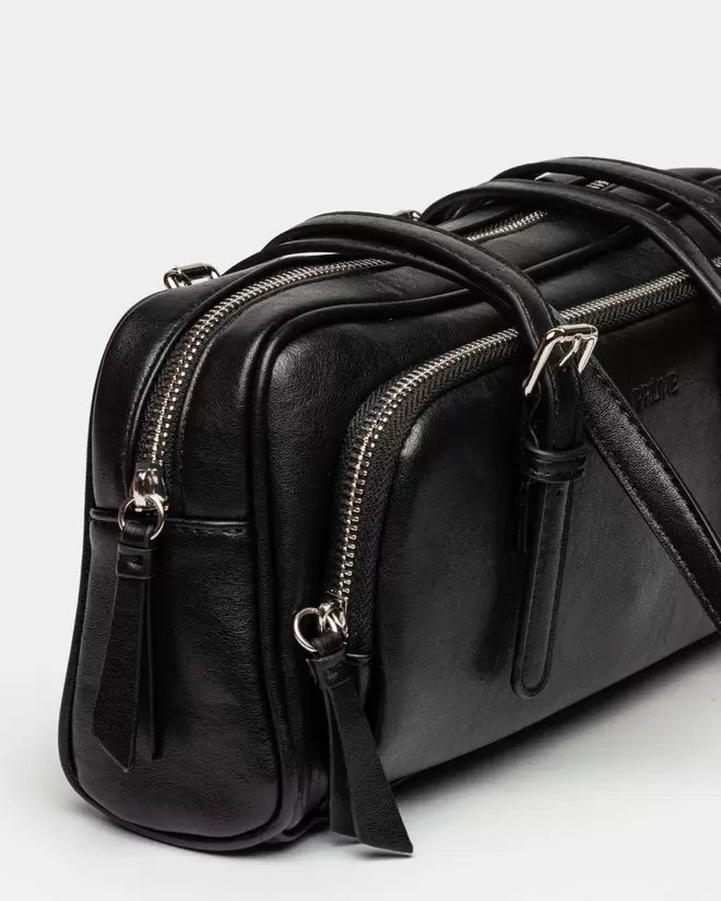 THE NEW /                                                                         Cartera al hombro Lagoon en efecto cuero liso