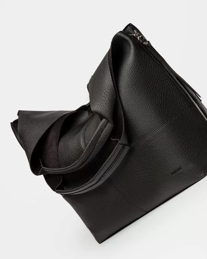 THE NEW /                                                                         Shopper Amalfi en efecto cuero graneado
