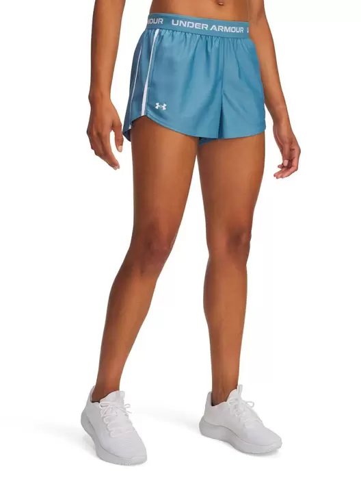Short de entrenamiento para mujer Tech Play Up Azul