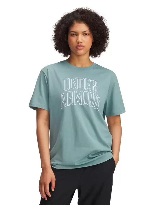 Polera manga corta Lifestyle para mujer Rival Oversized Campus verde