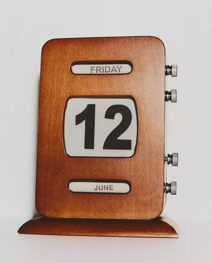CALENDARIO DE MESA MANUAL
