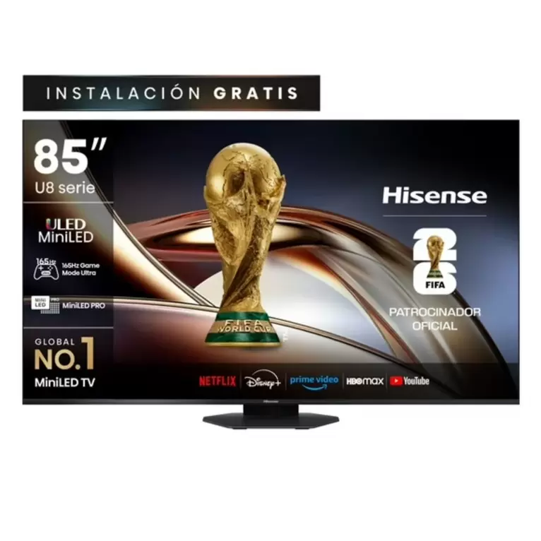 Televisor 85" Mini Led 4K UHD 85U8QG Smart TV Hisense