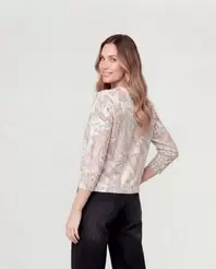Sweater Mujer Luisa Beige Lineatré