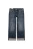 JEANS FOLDED DENIM TRF TIRO BAJO