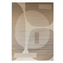 ALFOMBRA 160 X 230 SHAPES BEIGE