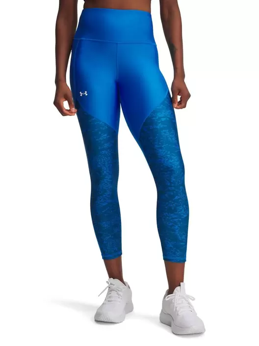 Calza de entrenamiento para mujer Tech Printed Panel Azul