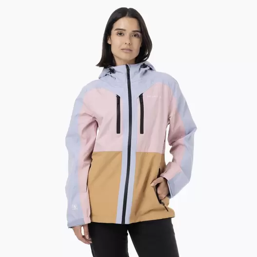 Impermeable Mujer Full Zipper Hardshell Multicolor Celeste Merrell