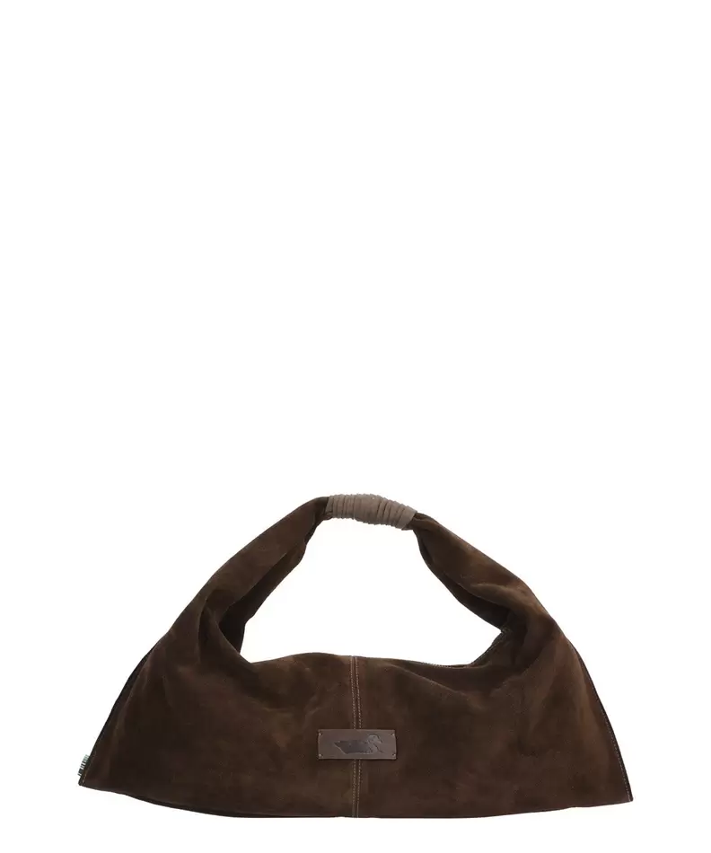 Cartera Cuero Mujer Lauren Hobo Chocolate