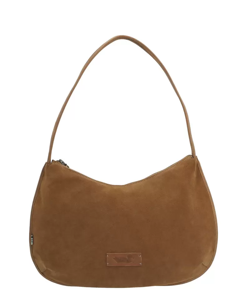 Cartera Cuero Mujer Lara Hobo Caramelo