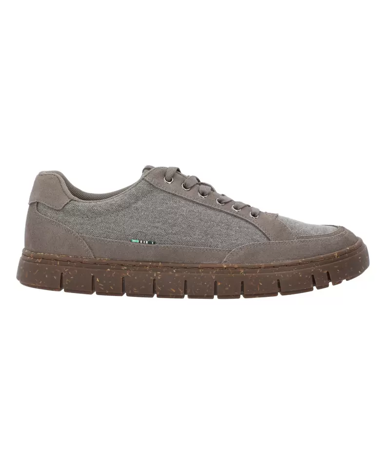 Zapatilla Cuero Hombre Tokio Gris