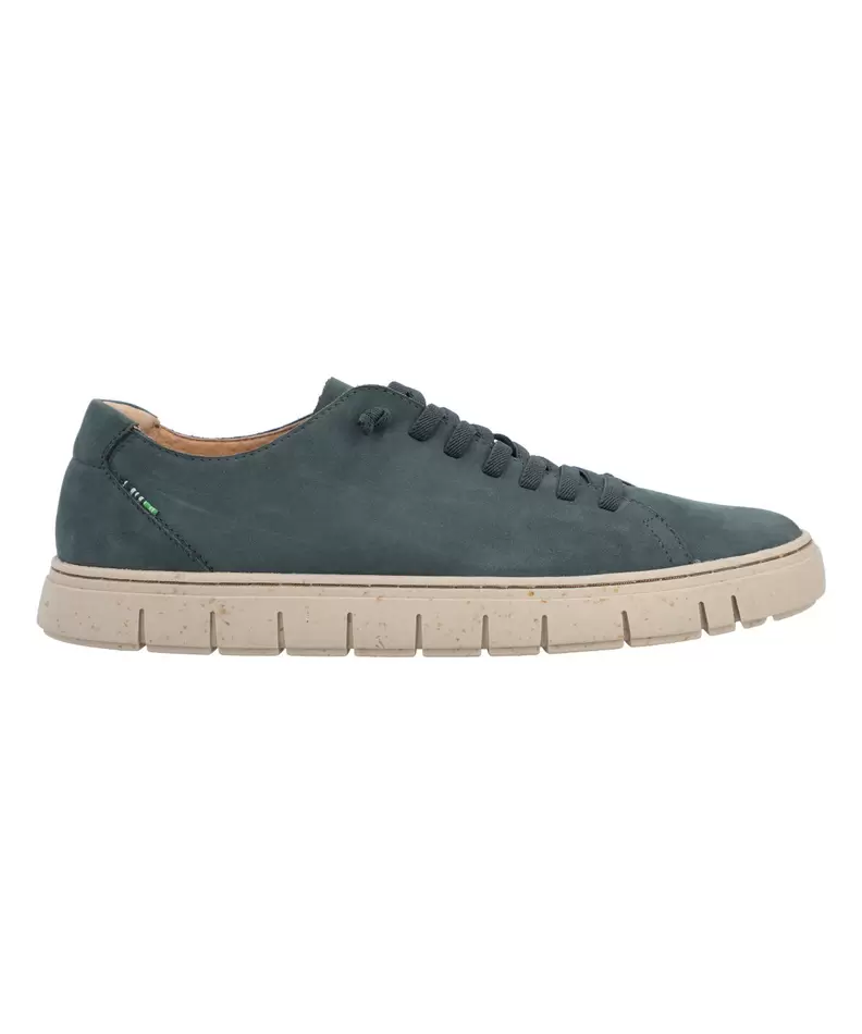Zapatilla Cuero Hombre Posselt Azul