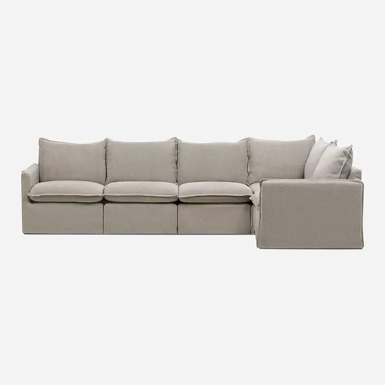Sofá Seccional Modular Terra Tela 5 Piezas