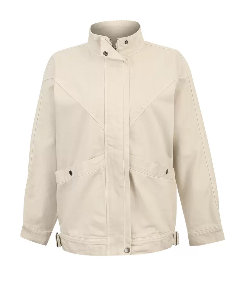 Chaqueta Algodón Mujer Otter Beige
