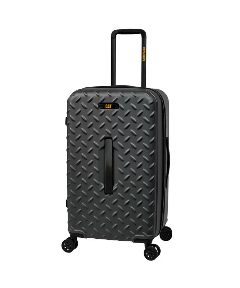 Maleta Mediana Industrial Plate Trunk Gris Oscuro CAT