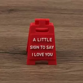 -25%1/3/5pcs 3D Printed Mini "I Love You" Sign Valentine's Day Gift Desktop Decor