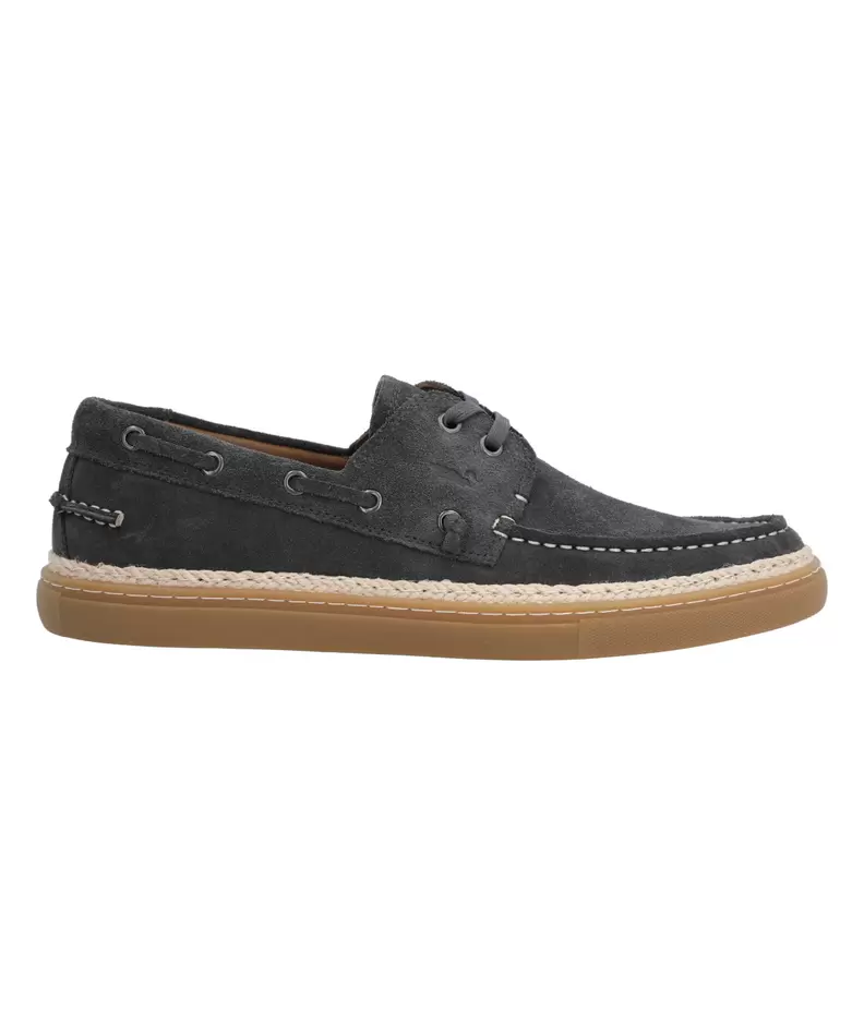 Zapato Cuero Hombre Forks Gris