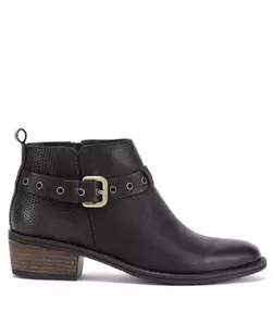 Bota Botin y Bootie Gina Negro