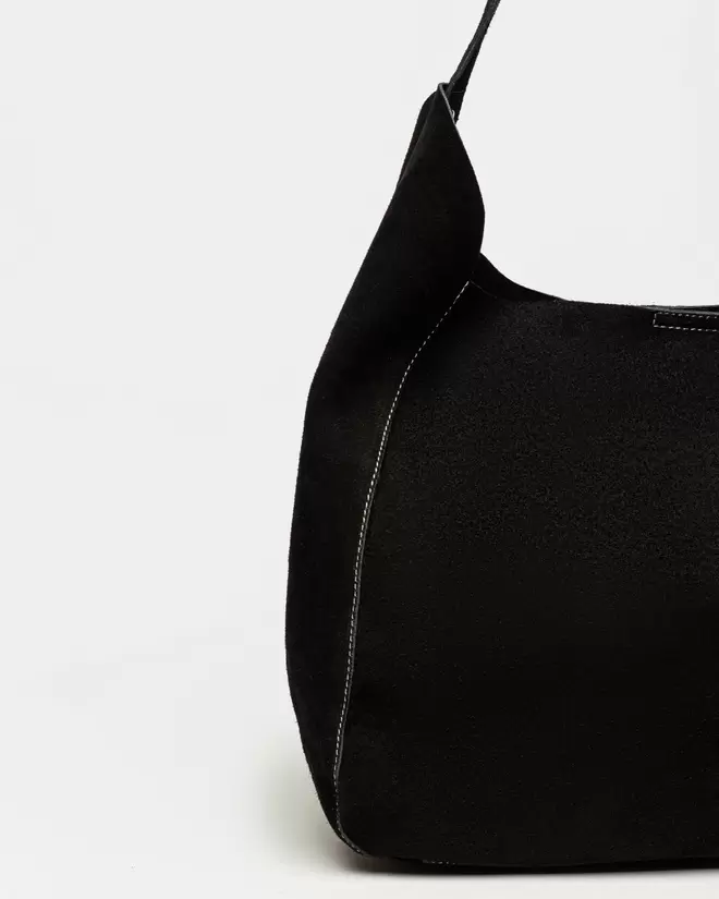 Bolso Dune en cuero gamuza
