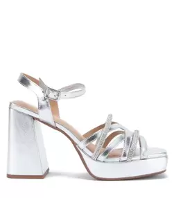Sandalia Athena Plateado