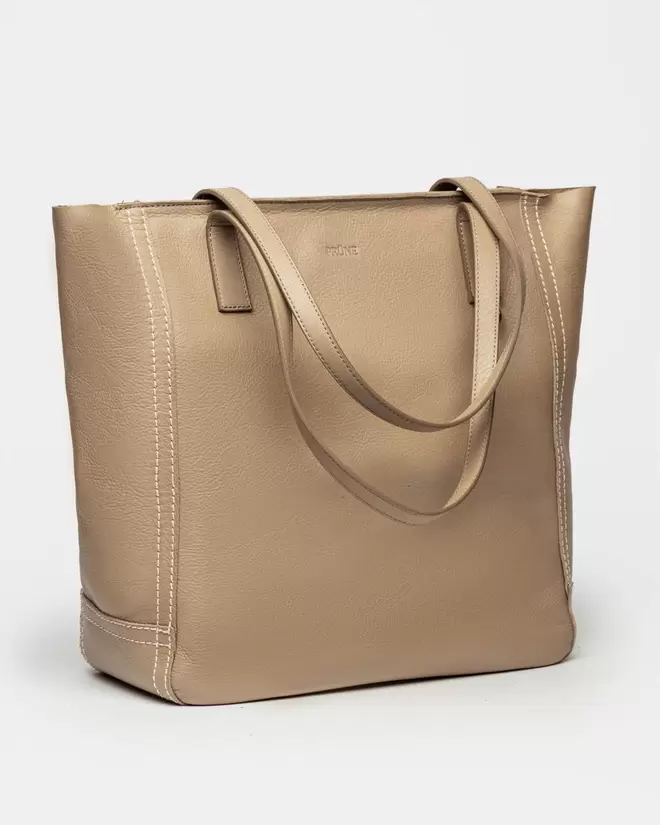 Shopper Vera en cuero graneado